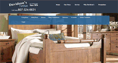Desktop Screenshot of davidsonsfurniture.net